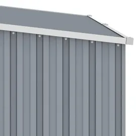vidaXL Brennholzlager Verzinkter Stahl 245 x 98 x 159 cm Grau