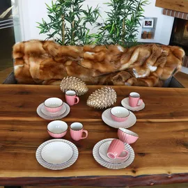 Mäser OSITA Kombiservice 16-tlg. rose-weiß