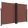 vidaXL Seitenmarkise 160 x 600 cm Braun Polyester