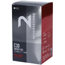 neversecond Energiegel Fruchtpunsch 12 x 60 ml