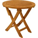 DEGAMO Beistelltisch Ø 48 x 45 cm Braun