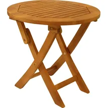 DEGAMO Beistelltisch Ø 48 x 45 cm Braun