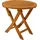 DEGAMO Beistelltisch Ø 48 x 45 cm Braun