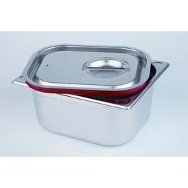 APS GN 1/4 Transport-Steck-Deckel, Silikondichtung, Griffmulde und Loch gegen Unterdruck, nicht für Kombidämpfer geeignet