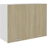 vidaXL Hängeschrank Sonoma-Eiche 80x31x60 cm Holzwerkstoff