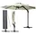 Alu Ampelschirm Ø 300 cm beige