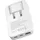 mobile origin GaN III Slim Charger dual USB-C Single USB-A White