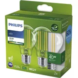 Philips LED CLA 40W A60 E27 CL UE SRT4 2.3W/830, 2er-Pack (491915-00)