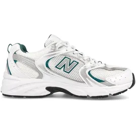 New Balance 530 White/Silver Metallic/Vintage Teal 43