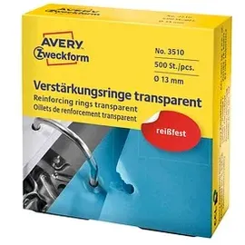Avery Zweckform Lochverstärker transparent, 500 St.