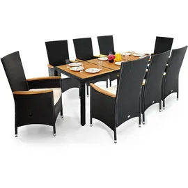 CASARIA Verona Premium Set 9-tlg. schwarz