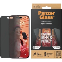PANZER GLASS PanzerGlass Privacy Displayschutz iPhone 15 | Ultra-Wide Fit