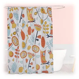 Relaxdays Duschvorhang 180 x 200 cm mehrfarbig