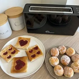 LITTLE BALANCE Happy Toast Toaster Schwarz