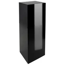 Vivanno Podest Deko-Säule 30 x 30 cm 80 cm Schwarz