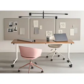 Beliani Schreibtisch CAVI Braun