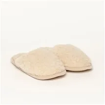 Gottstein Curly Wool Pantoffeln Beige 38