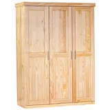 VCM Peba Kleiderschrank 3 Türen, natur.