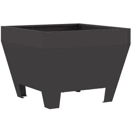 vidaXL Feuerplatz Schwarz 50 X 50 X 38 Cm Kaltgewalzter Stahl Vidaxl