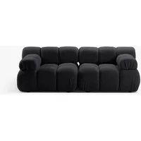 Micadoni Sofa Bellis, modular 2-Sitzer grau
