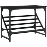 vidaXL Schuhregal Schwarz 60x30x45 cm Holzwerkstoff