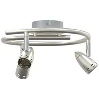 VidaXL Deckenstrahler Mattnickel 25 x 24 x 12 cm