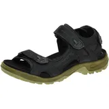 ECCO Offroad Herren Sandale schwarz grün 069564 für Herren, schwarz, Gr. 45 EU