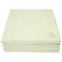 JEFlex Turnmatte 180 x 60 x 6 cm grün/grau Weichbodenmatte klappbar Jeflex grau|grün 180 CM