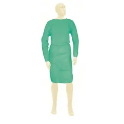 Meditrade BeeSana PP-Kittel | 23 g | 100 Schutzkittel | grün | Schutzkleidung