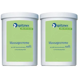 Spitzner Massagecreme soft 2x 2x1000 ml Creme