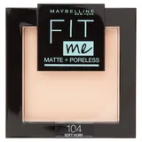 Maybelline Fit Me – puder matt antipores – 104 Nu, 104 Soft Ivory.