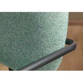 MASSIVMOEBEL24.DE Polsterstuhl Polyester türkis 2er Set