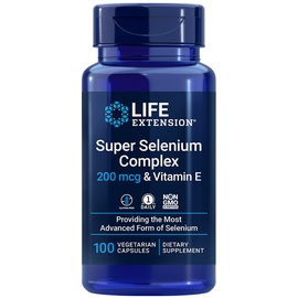 Life Extension Selenium Komplex 200 mcg & Vitamin E Kapseln 100 St.