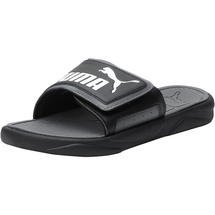 Puma Unisex Royalcat Comfort Slide Sandal, Black Castlerock White, 43 EU