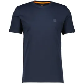 Boss T-Shirt mit Label-Print Modell TALES blau | S
