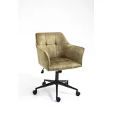 Wolf-Möbel Drehstuhl Kipper Polyester oliv