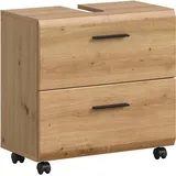 xonox.home Waschbeckenunterschrank Ice Eiche Artisan