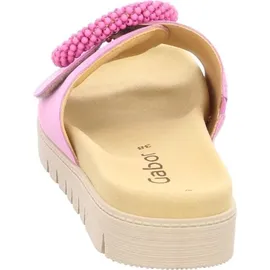 Gabor Damen Pantoletten Frauen Slipper,Best Fitting,schluepfschuhe,Slides,Slip-ons,Backless Slipper,Mules,Gartenschuhe,Soft pink,39 EU