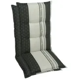 GO-DE Hochlehnerauflage, (Set, 2 St., Auflage für Hochlehner, OTTOs Choice), 50 cm x 7 cm x 120 cm grau