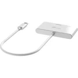 j5create JCA399-N, USB 3.2 Gen 2 (3.1 Gen 2) Type-C, 5000 Mbit/s Weiß