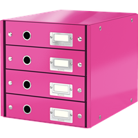 Schubladenbox Click & Store pink
