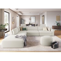 sit&more Ecksofa »Cadabra L-Form«, Breite 356 cm, mit Sitztiefenverstellung, beige