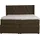 Home Affaire Boxspringbett HOME AFFAIRE "Elegance", braun (dunkelbraun), B:181cm L:210cm, Samtoptik (100% Polyester);Struktur (100% Polyester), Komplettbetten, Boxspringbett, mit schöner Knopfheftung, in den Härtegraden H2 & H3, inkl. Schubladen