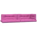 vidaXL Palettenkissen 120 x 12 cm rosa 5-tlg.