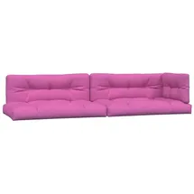 vidaXL Palettenkissen 120 x 12 cm rosa 5-tlg.