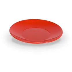 Retsch Porzellan 12x Kinderzeug Untertasse BRISE 13,5 cm, rot