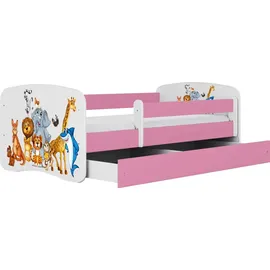 raumhirsch furniture Kinderbett 80 x 180 cm Holzwerkstoff rosa