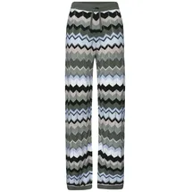 STREET ONE Hose mit Zick-Zack Muster deep Bound Green 40 30