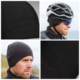 GripGrab Freedom Warp Beanie Schwarz