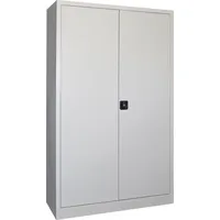 Stier Flügeltürenschrank, 1950x1200x600 mm, 4 Böden verzinkt, RAL 7035